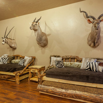 African Safari Game Room & Hunting/Fishing Trophy Room