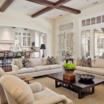 Transitional Family Room