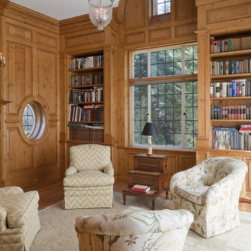Antique Pine Library