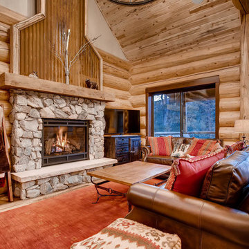Apre Ski Spruce Log Cabin
