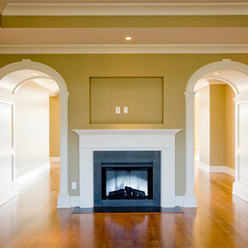 Arched entries into living areas