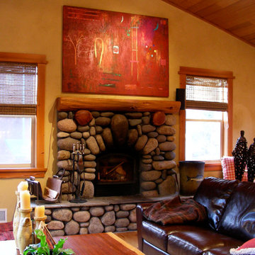 Art over Fireplace