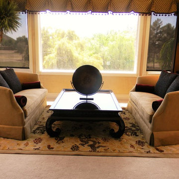 Asian Inspired Sitting Room