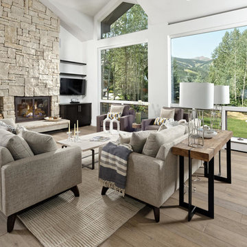 Aspen, Colorado Transitional Residence-Alpine White Oak
