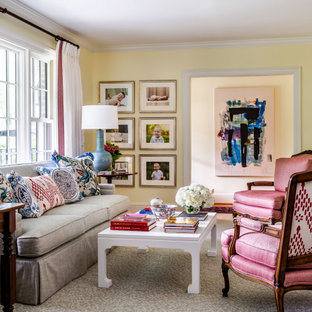 Family room - transitional family room idea in Atlanta