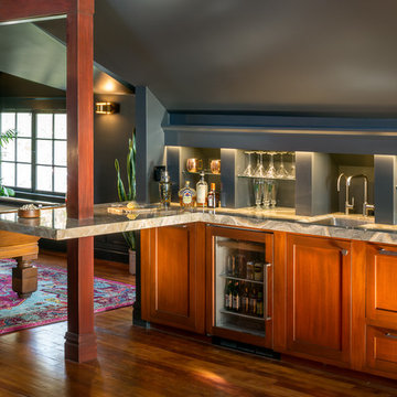 Attic Conversion - Family Room Onyx Bar