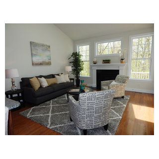 Avon Model Town Home, Fairfield County, CT - Transitional - Family Room - Bridgeport - by PJ and ...