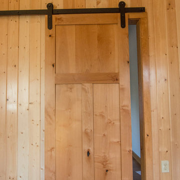 Barn door to master bedroom