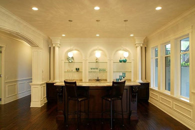 Inspiration for a timeless family room remodel in Atlanta