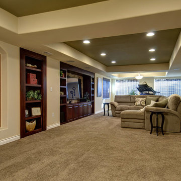 Basement Great Room and Home Theater