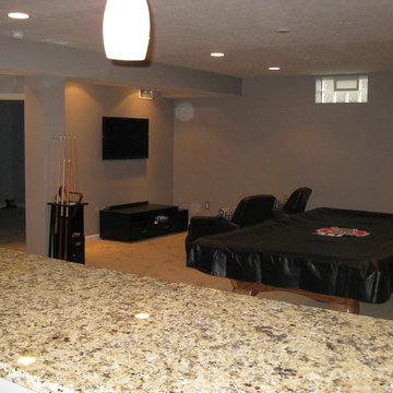 Basements before & after pictures