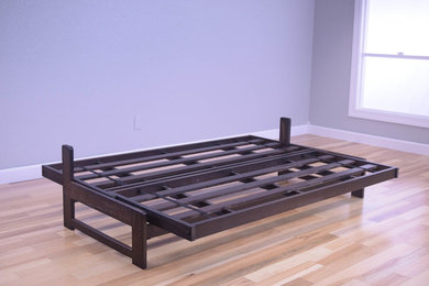 Basic Frame with Reclaimed Mocha Finish in Bed Position