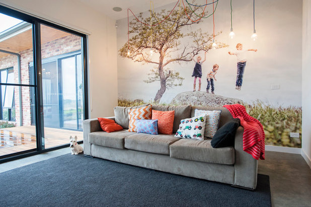 Contemporary Family Room by Howden Homes