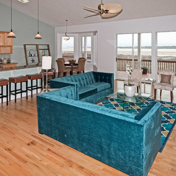 Beach home staging