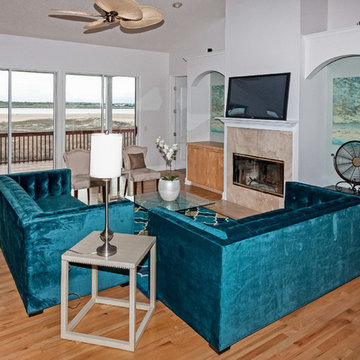 Beach home staging