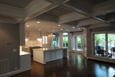 This is an example of a contemporary games room in Charlotte.