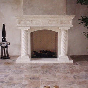 Beautiful project with several fireplace surround styles