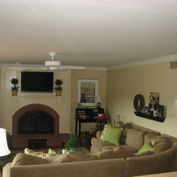 Before Open Family Room Redesign