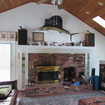 Before photos of Bedford, NH Family room re-design