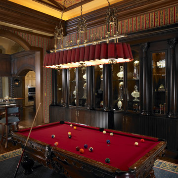 Billiard Room in The Tourmaline by Tampa New Home Builder Alvarez Homes