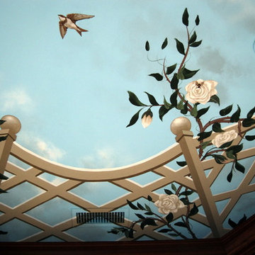 Bird Ceiling Mural by Tom Taylor of Wow Effects, in Virginia