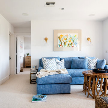 Breezy Blue Home: Family Room