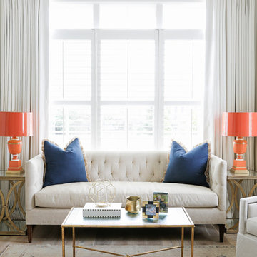 Brentwood Eclectic Window Treatments