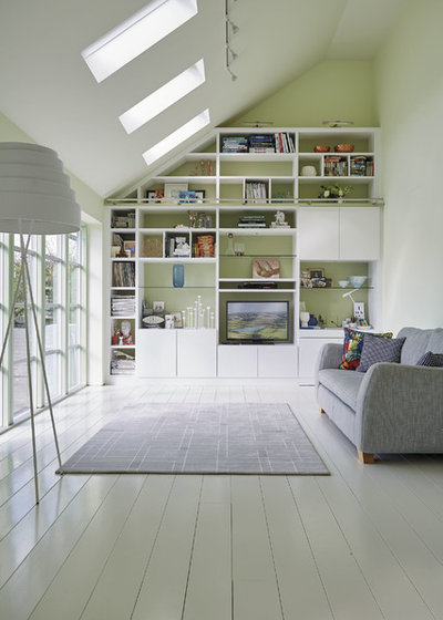 Contemporary Family Room by Neville Johnson Ltd