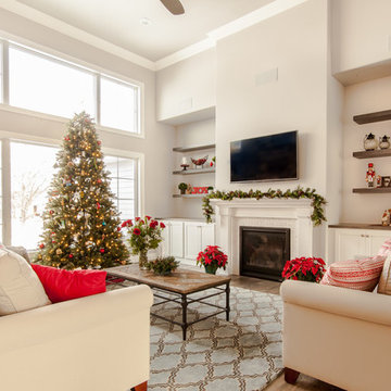 Transitional Family Room