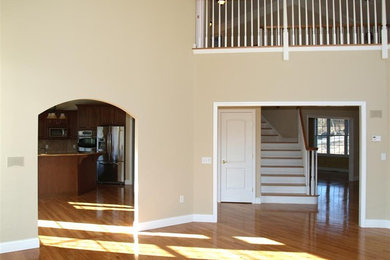 Example of a classic family room design in Bridgeport