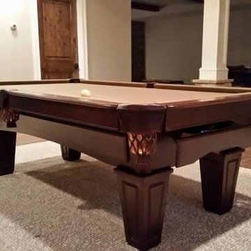 Brunswick Billiard Table: Southwestern Style Home