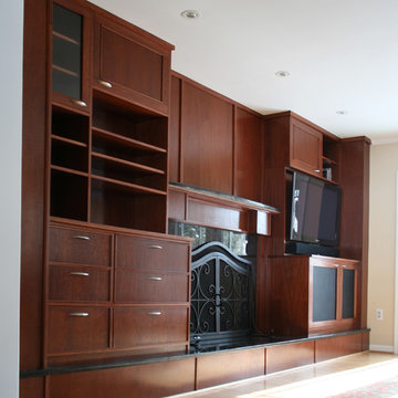 Built-In Cabinets for Family Room