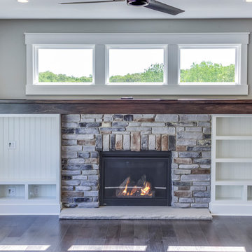 Built in Great room fireplace