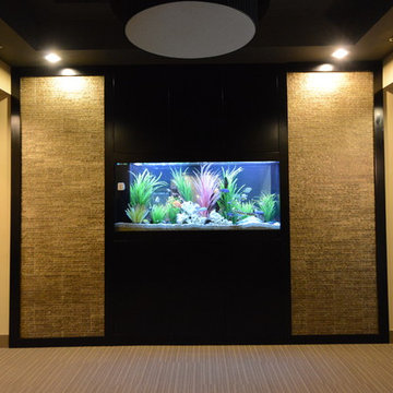 Built-in Room Divider Aquarium