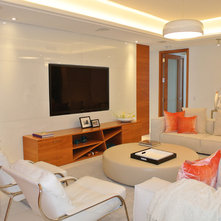 Contemporary Family Room by J Design Group - Interior Designers Miami - Modern