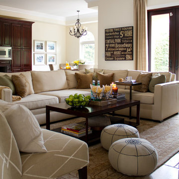 California casual family room