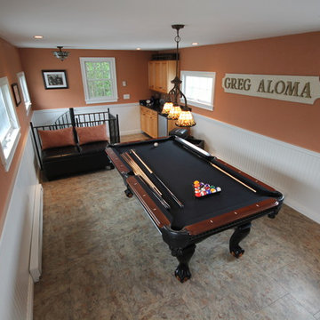 Cape cottage game room