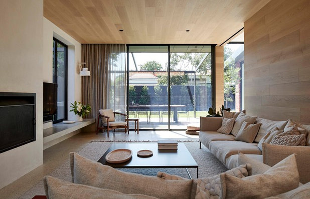 Contemporary Family Room by RBA Architects and Conservation Consultants