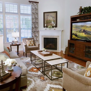 Casual & Comfy Family Room