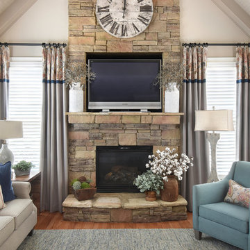 Casual, Fun, Transitional Keeping Room