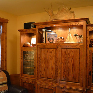 Change to warmer wall hue in basement Family Room