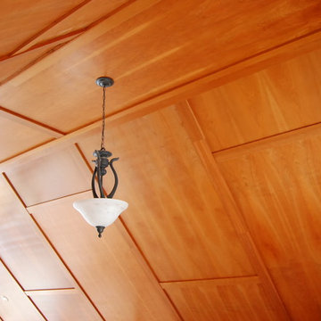 Cherry Coffered Ceiling