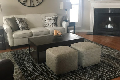 Chesterfield MO Family room by designer Melissa Kelly