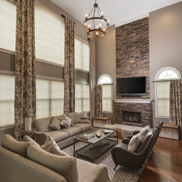 Chesterfield, NJ: Two-Story Family Room