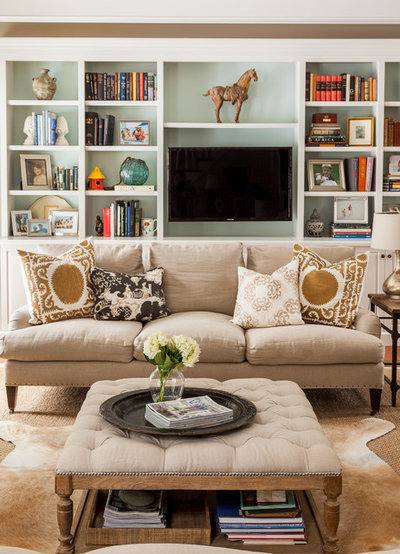 Traditional Family Room by Design Manifest