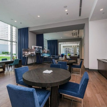 Chicago High Rise Residential Lobby and Amenity Spaces