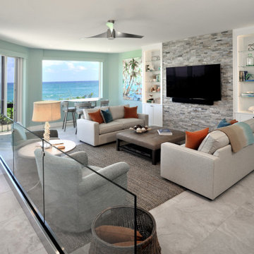 Classic Beach Home-living area