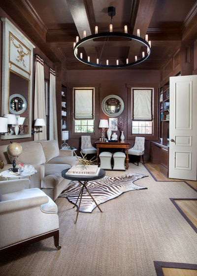 Traditional Family Room by TY LARKINS INTERIORS