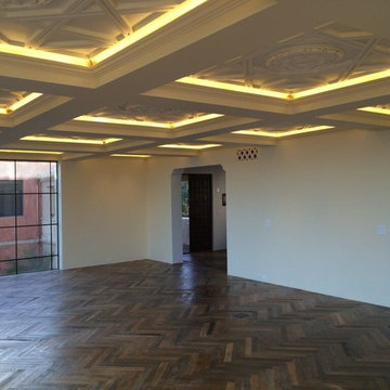 Coffered Ceiling Lighting