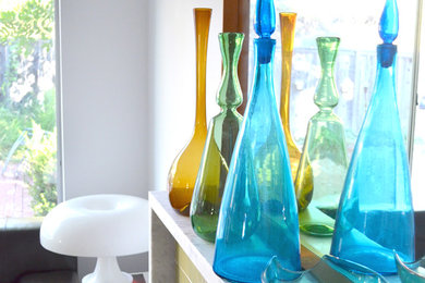 Collection of Mid Century glass